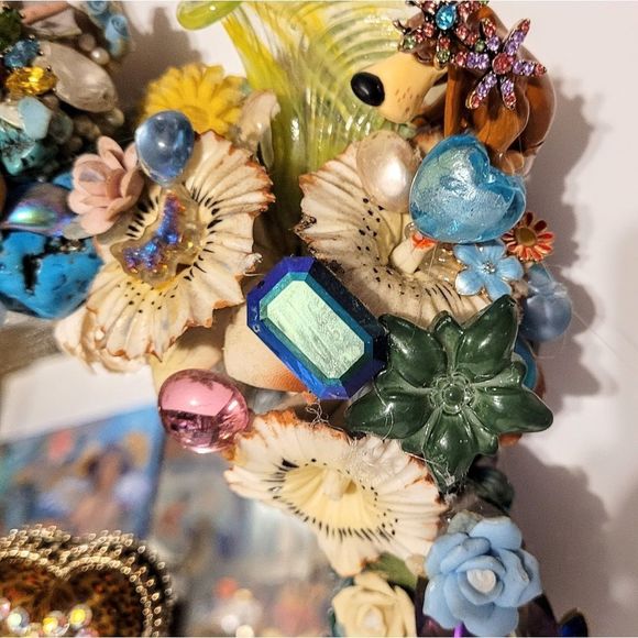 Wendy Gell Incredible Lady and  Tramp Mirror. Collectors one of a kind. Disney! - Picture 5 of 6